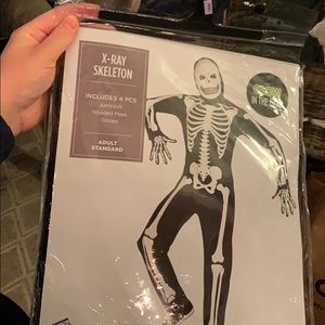 SKELETON ADULT STANDARD COSTUMES GLOW IN THE DARK
